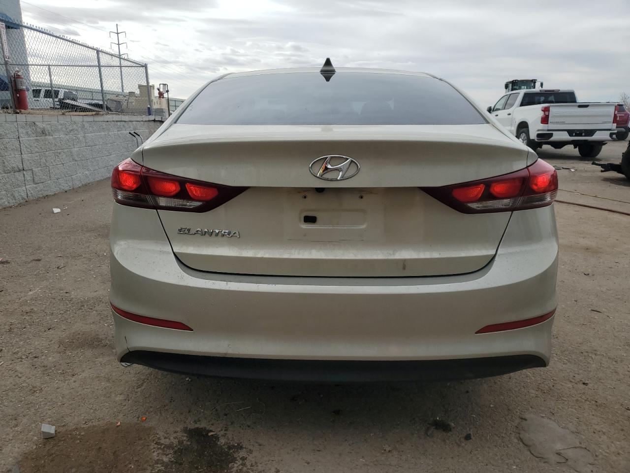 2017 Hyundai Elantra VIN 5NPD84LF3HH158199 Copart auction photo, side damage thumbnail 6