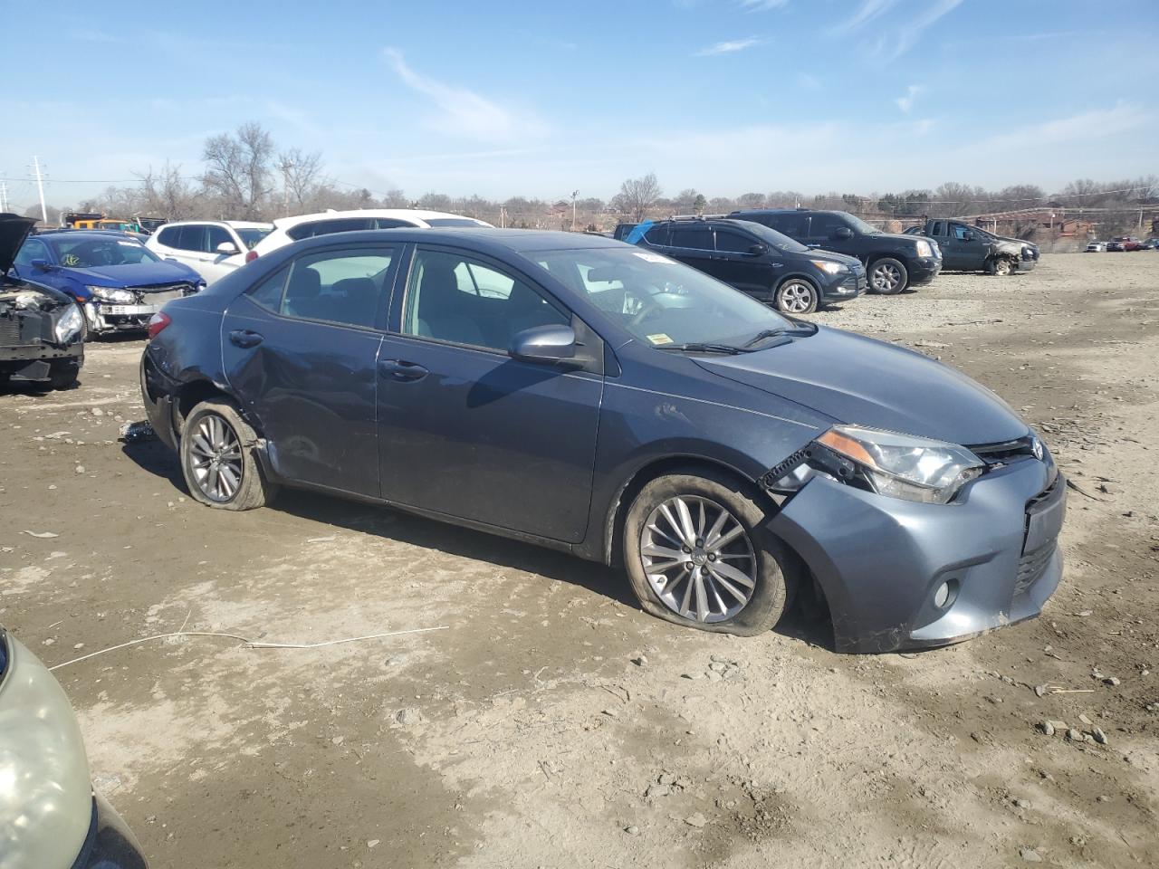 2014 Toyota Corolla VIN 2T1BURHE9EC133323 Copart auction photo, mechanical / all over damage thumbnail 4