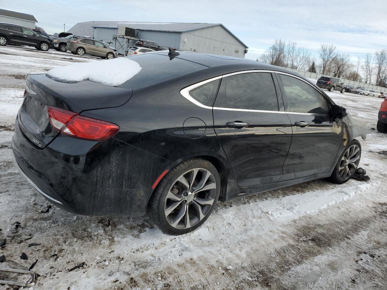 2015 Chrysler 200 VIN 1C3CCCCB8FN526542 Copart auction photo, burn damage thumbnail 3