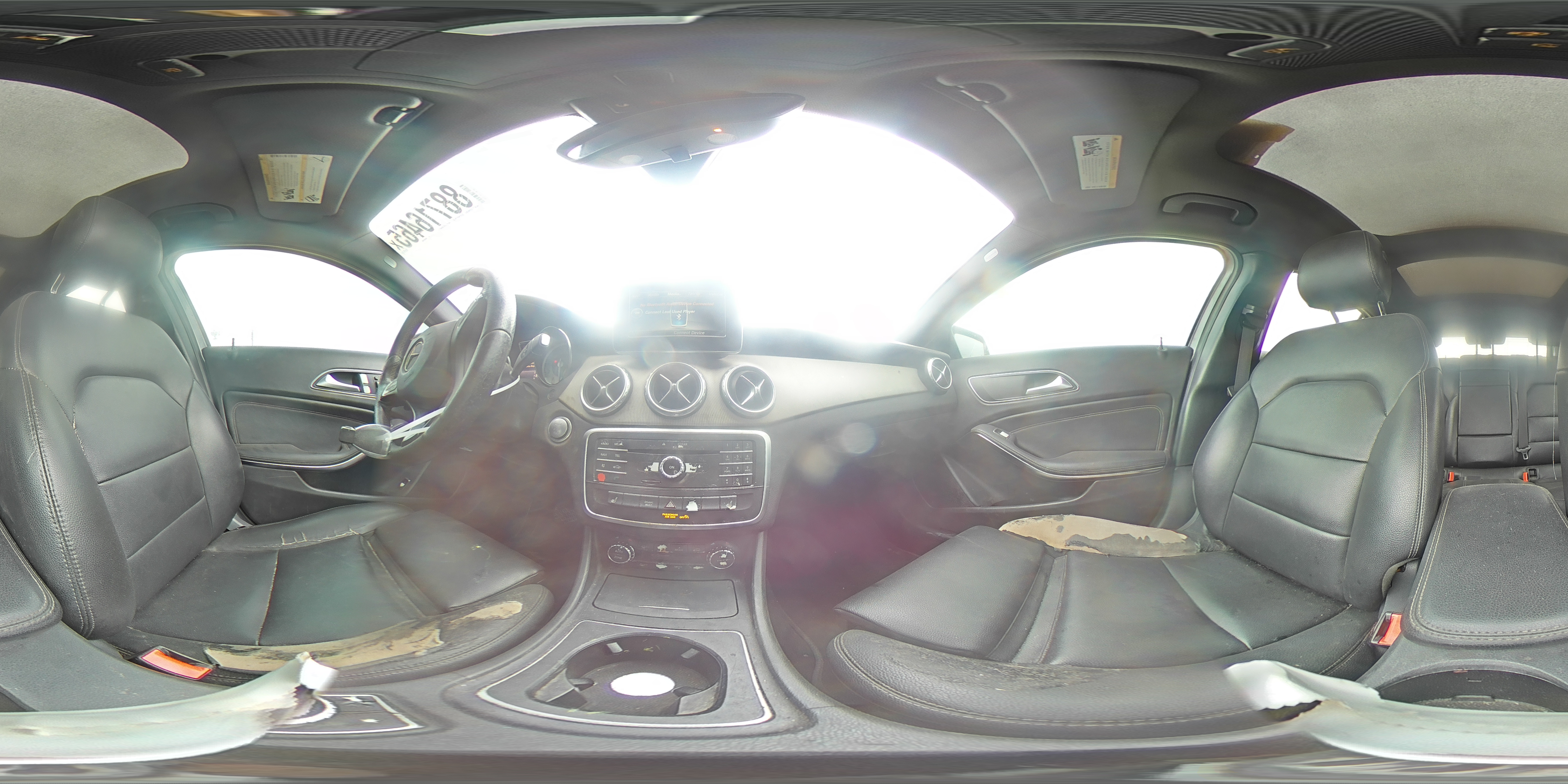 2016 Mercedes-Benz GLA-klasse VIN WDCTG4EBXGJ261936 Copart auction photo, front end damage thumbnail 14