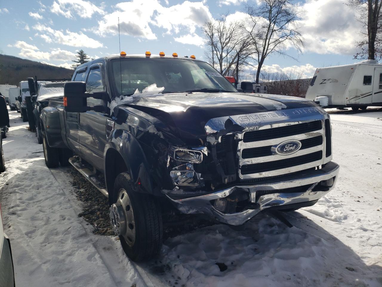 2008 Ford F450 VIN 1FTXW43R08EB98222 Copart auction photo, front end damage thumbnail 4