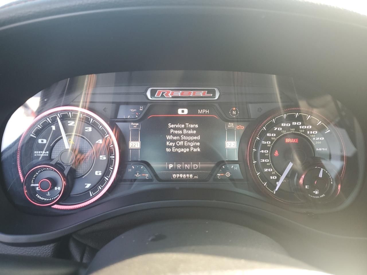 2019 RAM 1500 VIN 1C6SRFLT4KN829612 Copart auction photo, front end damage thumbnail 9