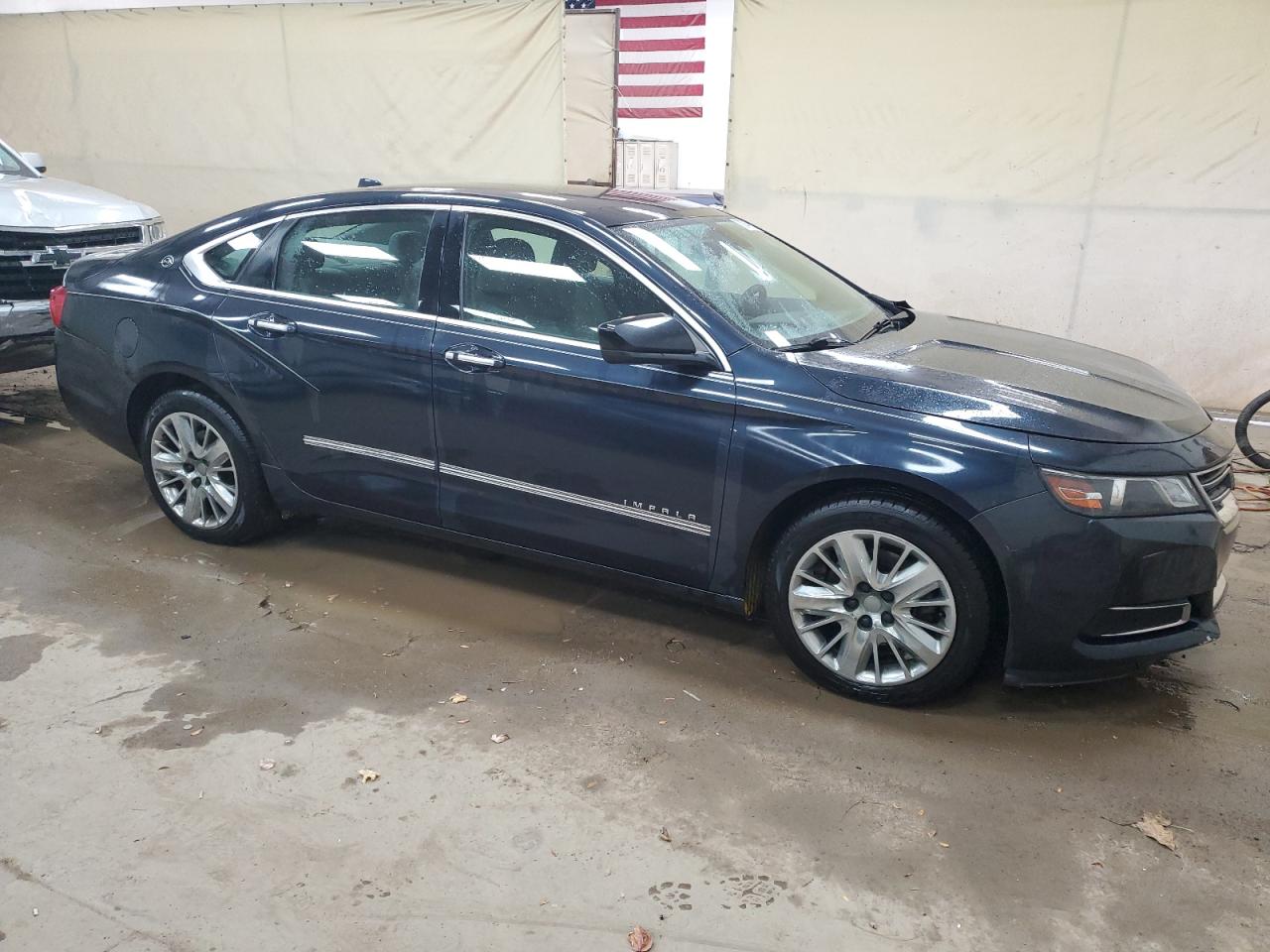2014 Chevrolet Impala VIN 2G11Y5SL0E9207348 Copart auction photo, front end / side damage thumbnail 4