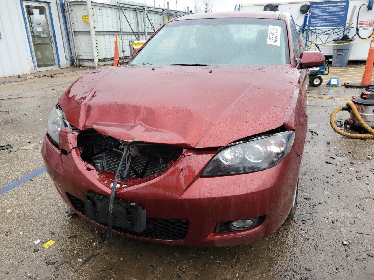 2009 Mazda 3 VIN JM1BK32F891218426 Copart auction photo, front end / minor dent/scratches damage thumbnail 5