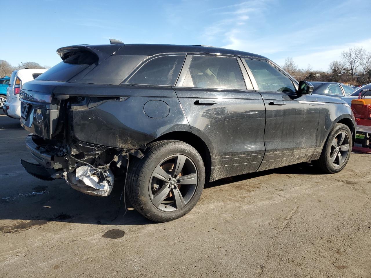 2020 Land Rover Range Rover VIN SALYB2FV7LA257899 Copart auction photo, rear end damage thumbnail 3
