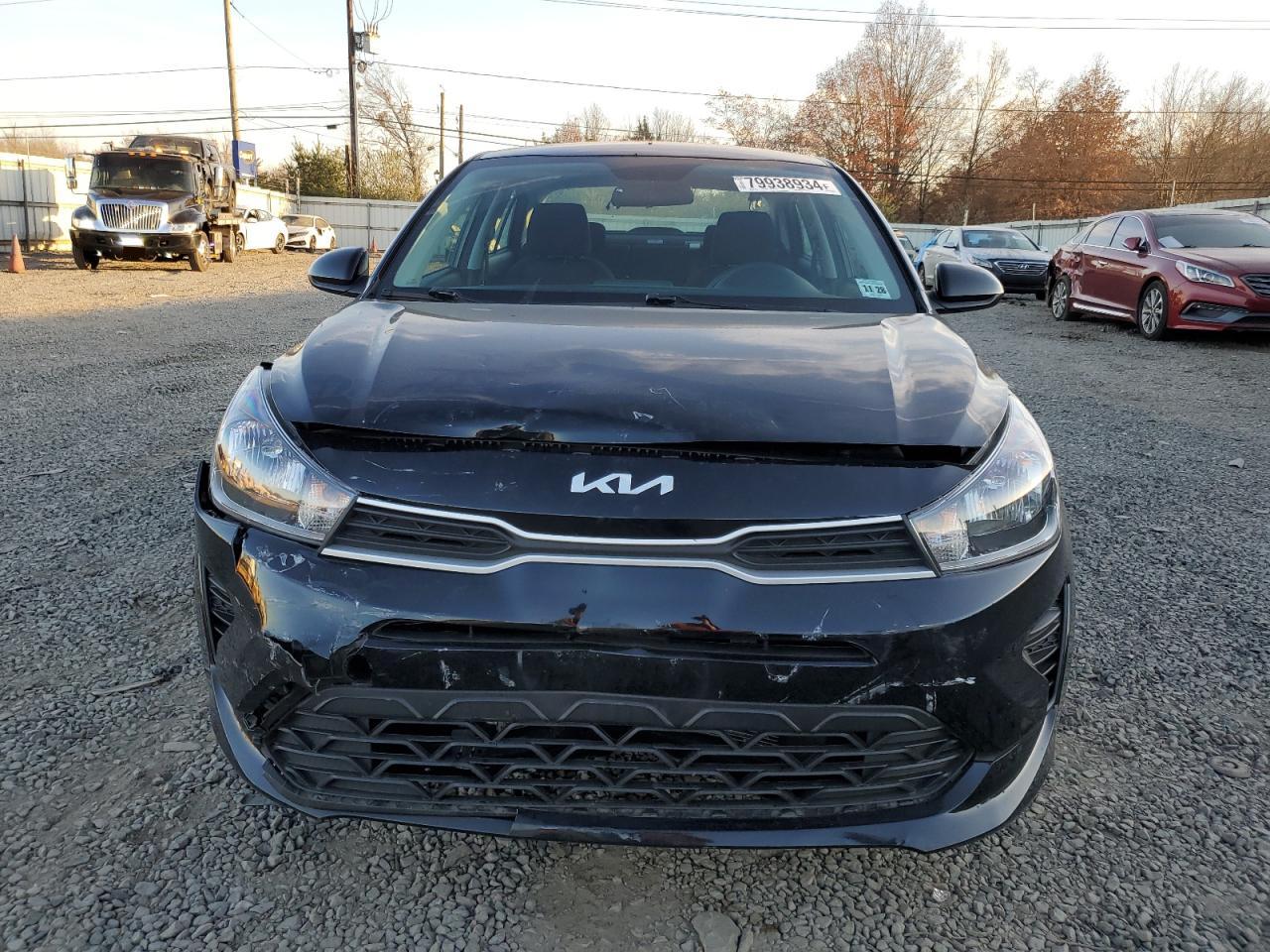 2023 KIA Rio VIN 3KPA24AD3PE611634 Copart auction photo, front end damage thumbnail 5