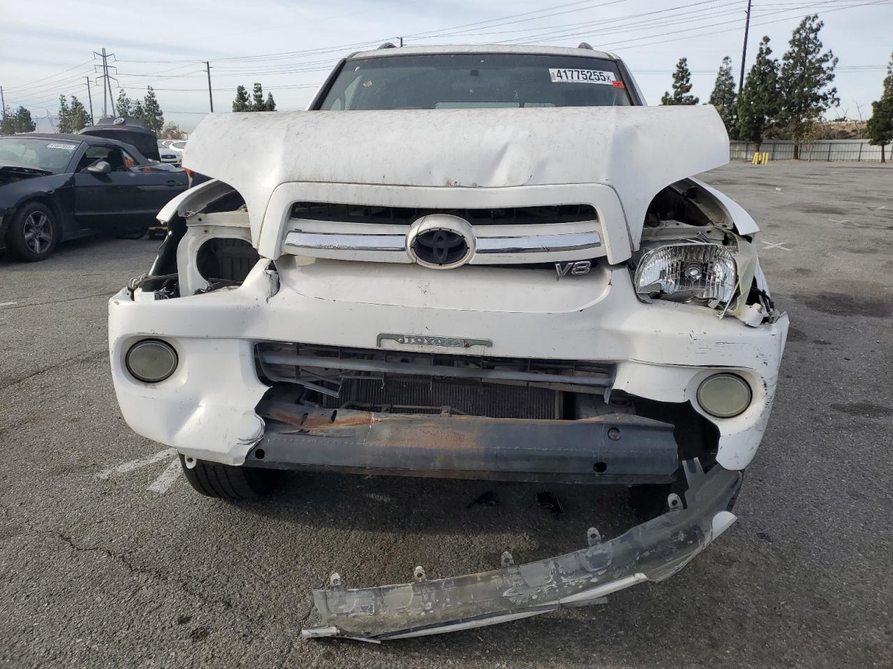 2006 Toyota Sequoia VIN 5TDZT34A76S271193 Copart auction photo, front end damage thumbnail 5