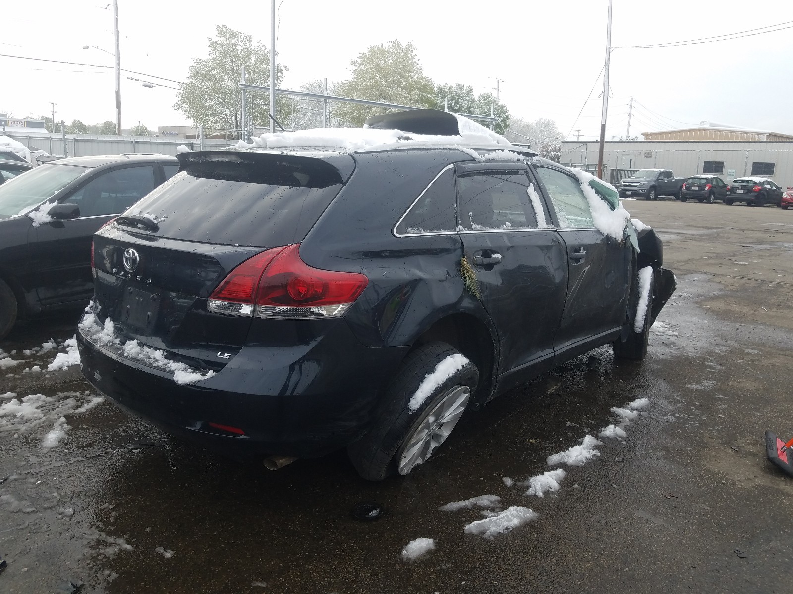 2013 Toyota Venza VIN 4T3ZA3BB8DU069721 Copart auction photo, all over / top/roof damage thumbnail 4