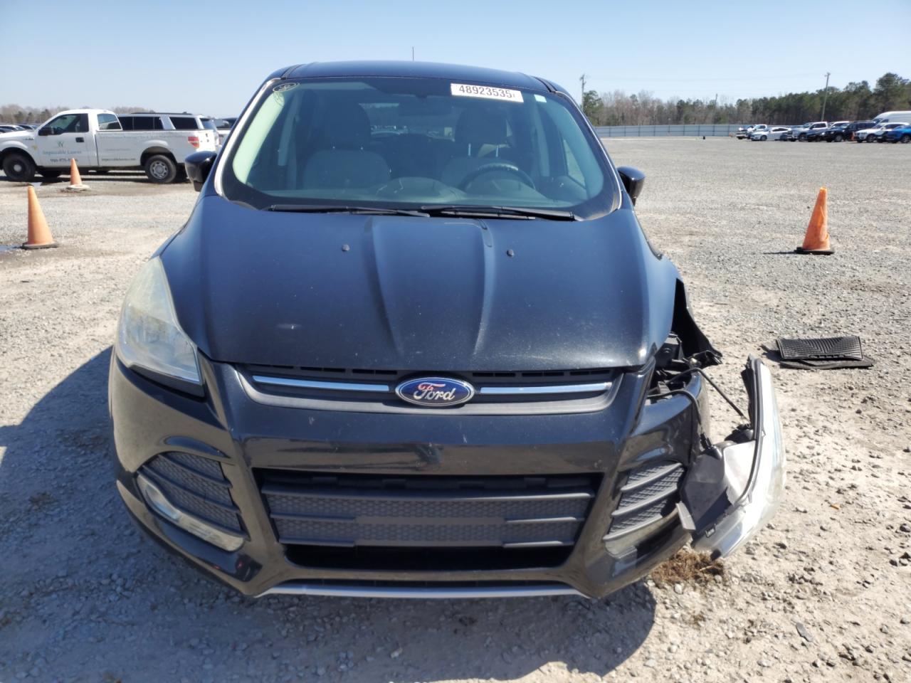2014 Ford Escape VIN 1FMCU0GX3EUA57356 Copart auction photo, front end / side damage thumbnail 5