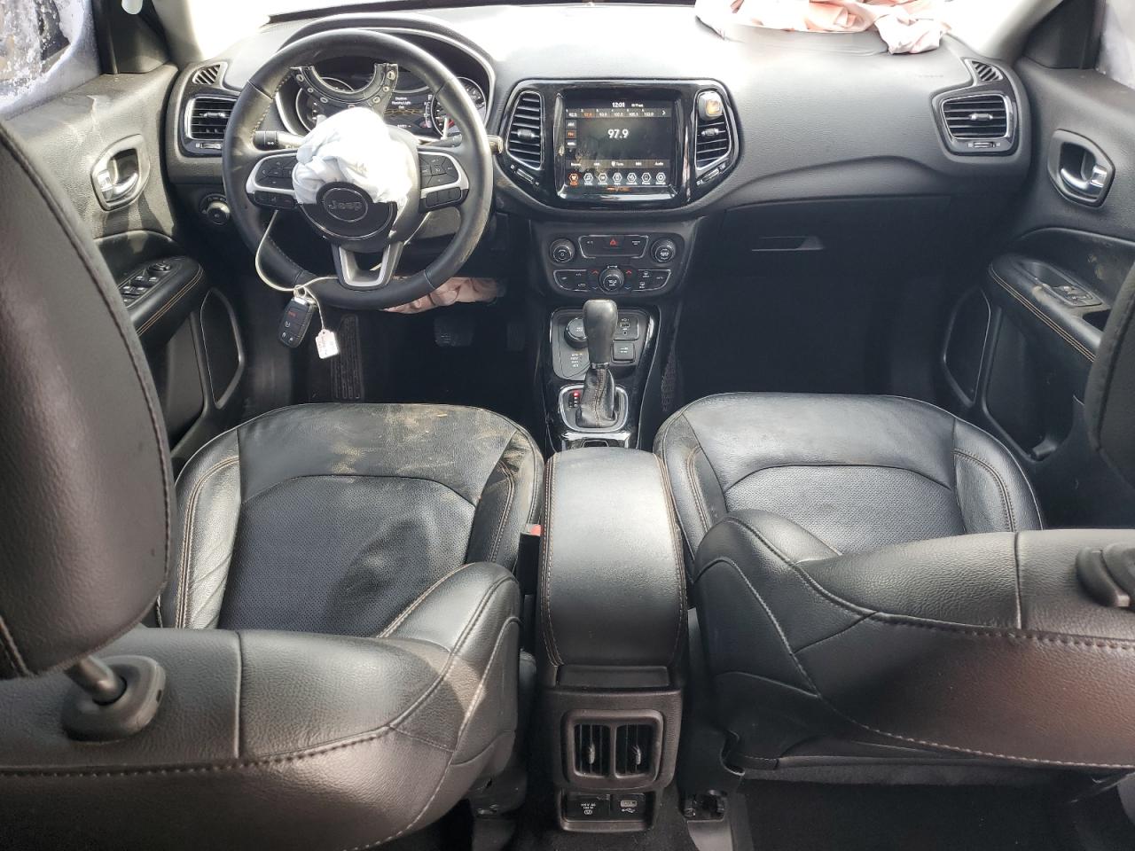 2019 Jeep Compass VIN 3C4NJDCB6KT767283 Copart auction photo, front end / rear end damage thumbnail 8