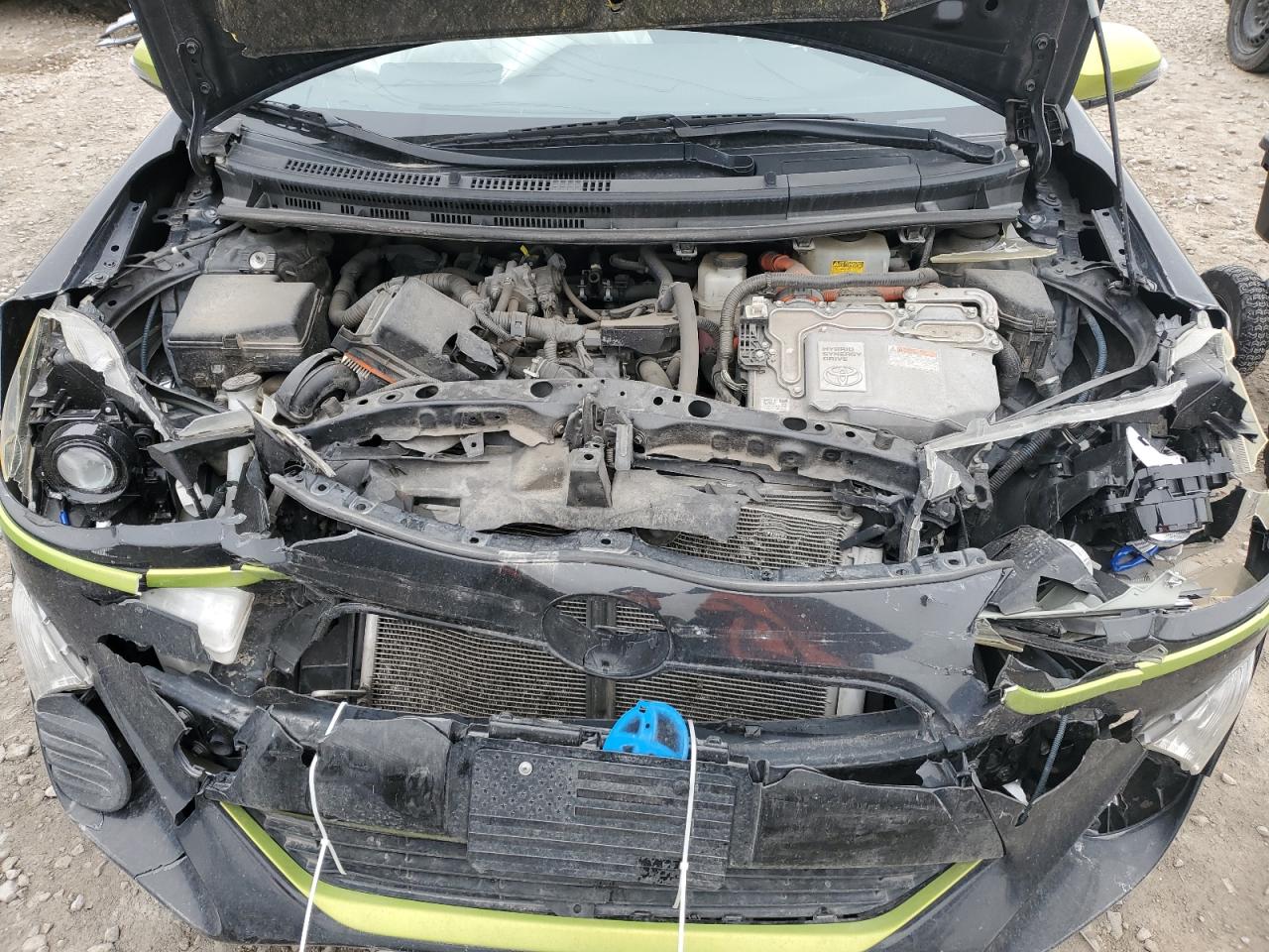 2016 Toyota Prius VIN JTDKDTB39G1116436 Copart auction photo, front end damage thumbnail 12
