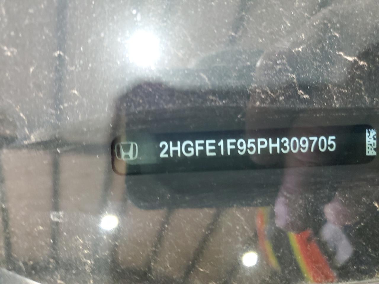 2023 Honda Civic VIN 2HGFE1F95PH309705 Copart auction photo, side damage thumbnail 12