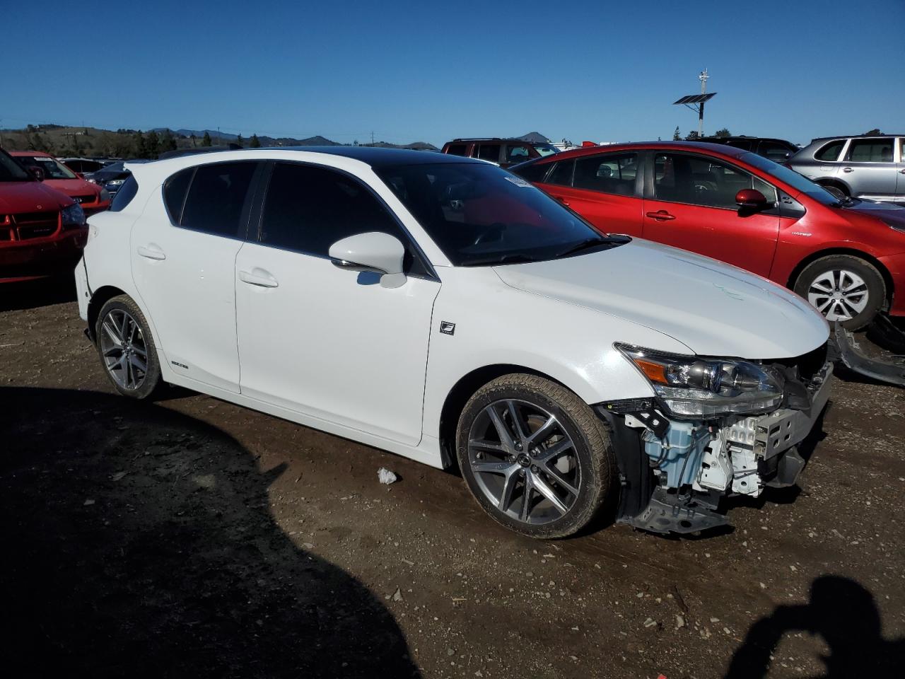 2016 Lexus CT VIN JTHKD5BHXG2260996 Copart auction photo, front end / rear end damage thumbnail 4