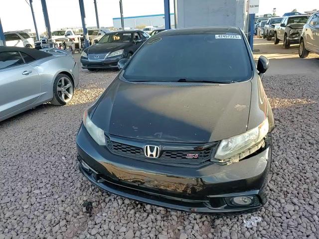 2012 Honda Civic VIN 2HGFB6E54CH702397 Copart auction photo, front end / side damage thumbnail 10