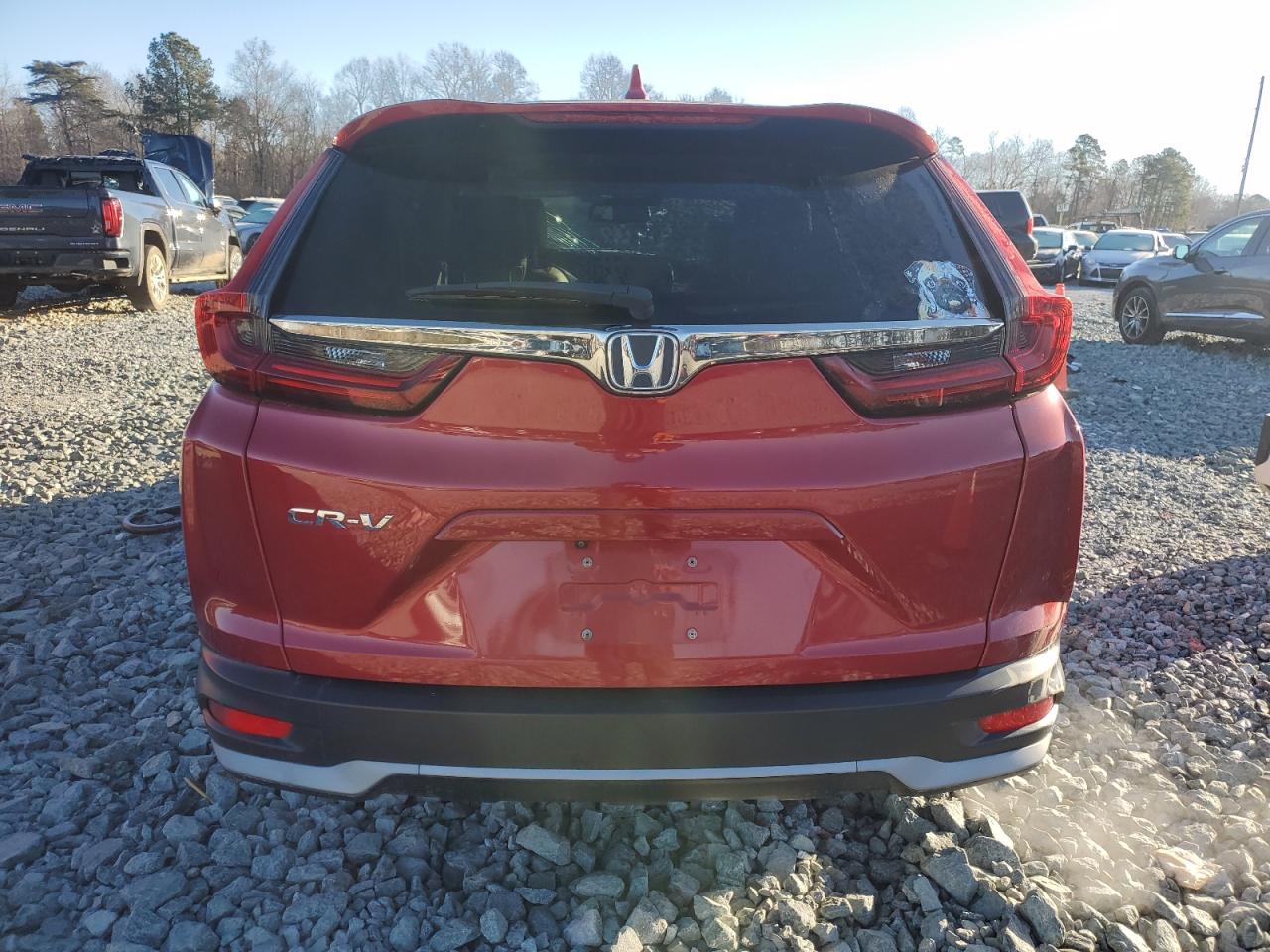 2020 Honda CR-V VIN 2HKRW1H89LH412074 Copart auction photo, front end / side damage thumbnail 6