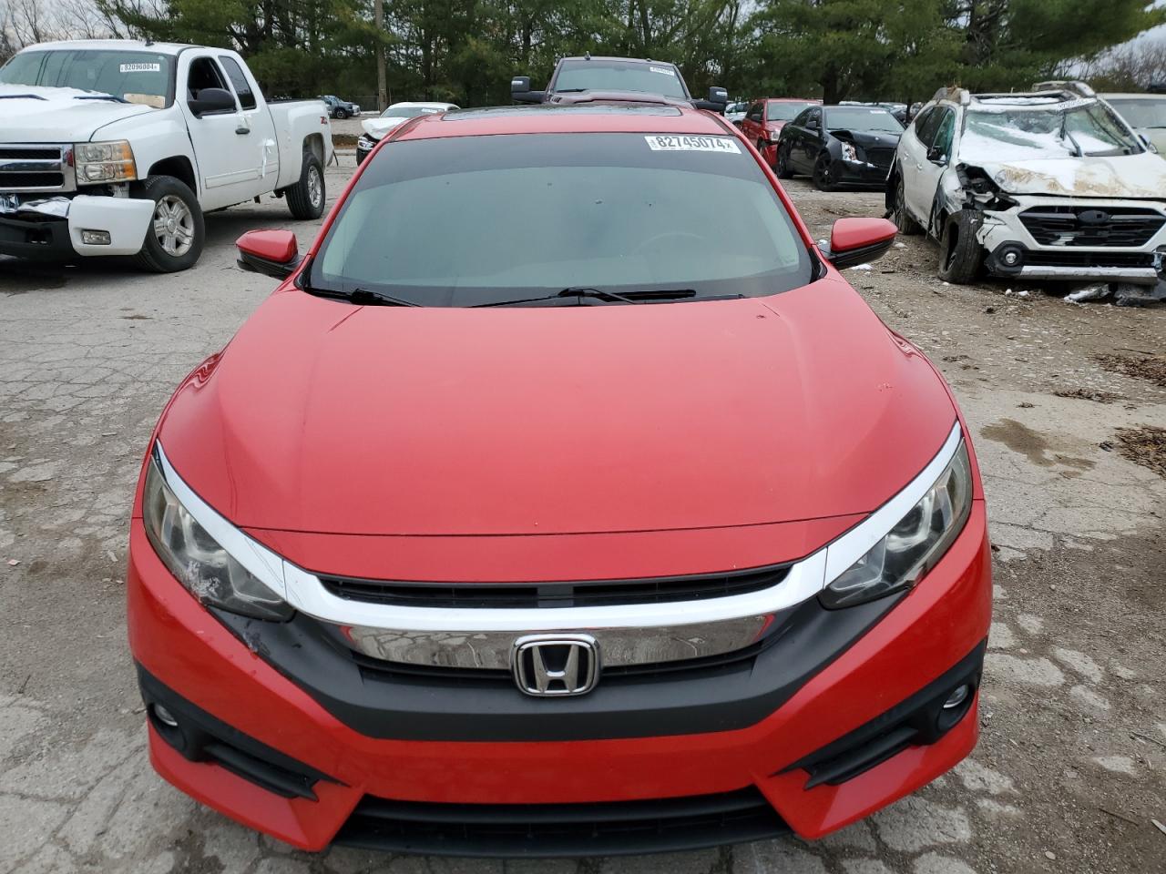 2017 Honda Civic VIN 2HGFC1F73HH640644 Copart auction photo, rear end damage thumbnail 5