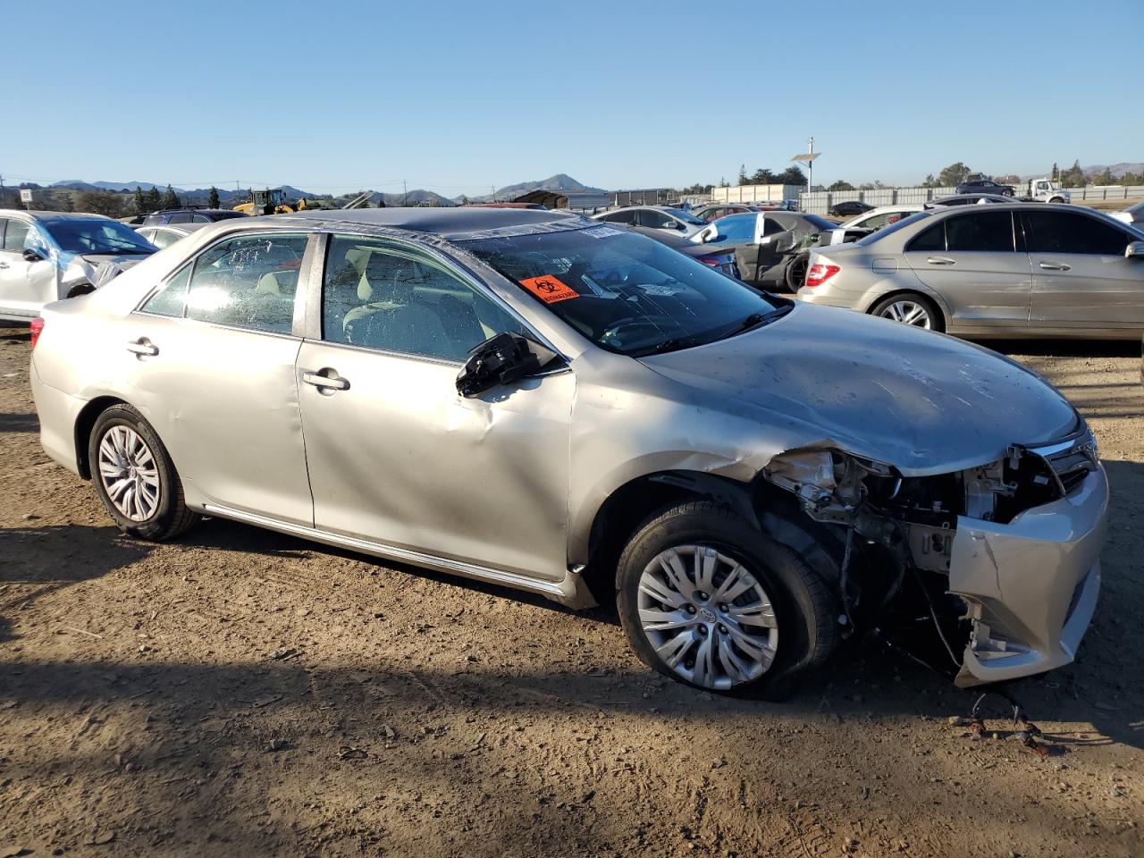 2014 Toyota Camry VIN 4T4BF1FK3ER388557 Copart auction photo, all over damage thumbnail 4