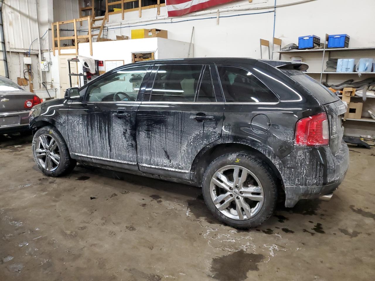 2011 Ford Edge VIN 2FMDK4KC0BBA23477 Copart auction photo, front end / side damage thumbnail 2