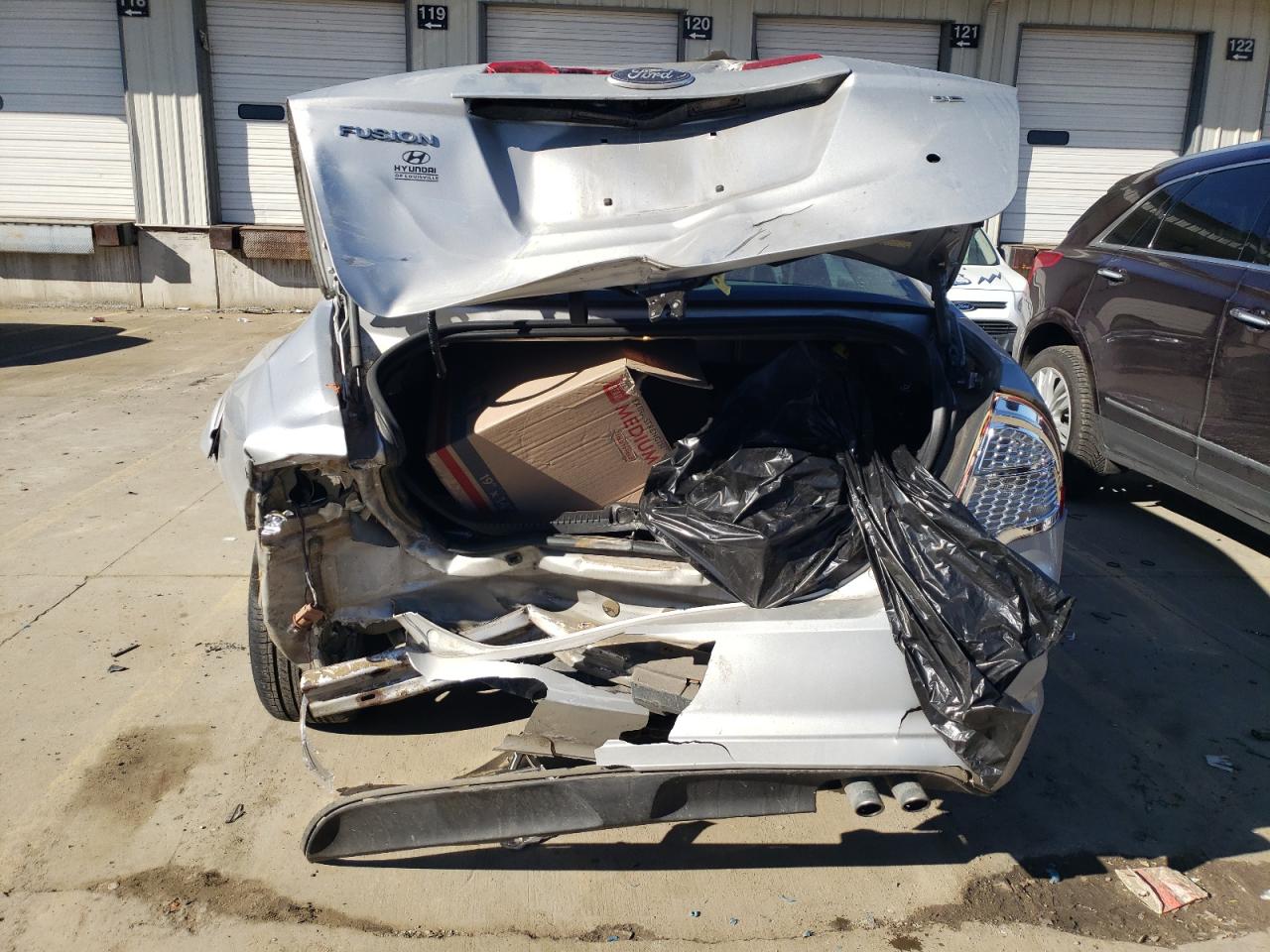 2012 Ford Fusion VIN 3FAHP0HA9CR308919 Copart auction photo, rear end / minor dent/scratches damage thumbnail 6