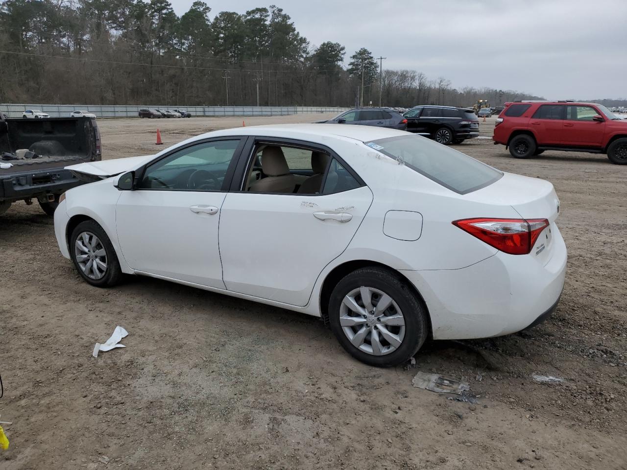 2015 Toyota Corolla VIN 5YFBURHE0FP232825 Copart auction photo, front end damage thumbnail 2
