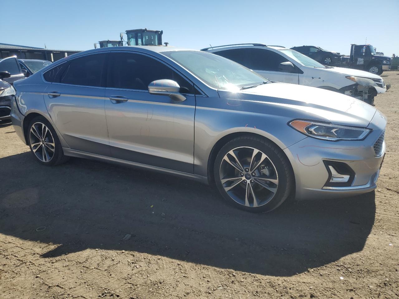 2020 Ford Fusion VIN 3FA6P0D93LR117984 Copart auction photo, rear end / minor dent/scratches damage thumbnail 4