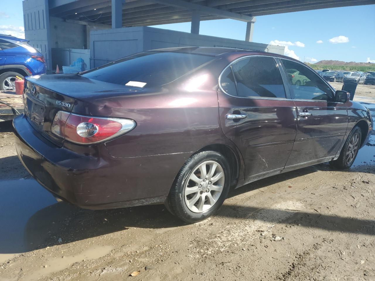 2004 Lexus ES VIN JTHBA30GX40010799 Copart auction photo, front end damage thumbnail 3