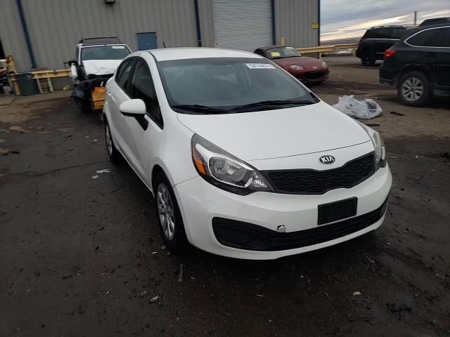 2014 KIA Rio VIN KNADM4A39E6332834 Copart auction photo, side / front end damage thumbnail 14