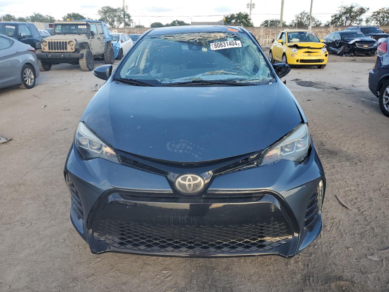 2018 Toyota Corolla VIN 5YFBURHE3JP817827 Copart auction photo, all over damage thumbnail 5
