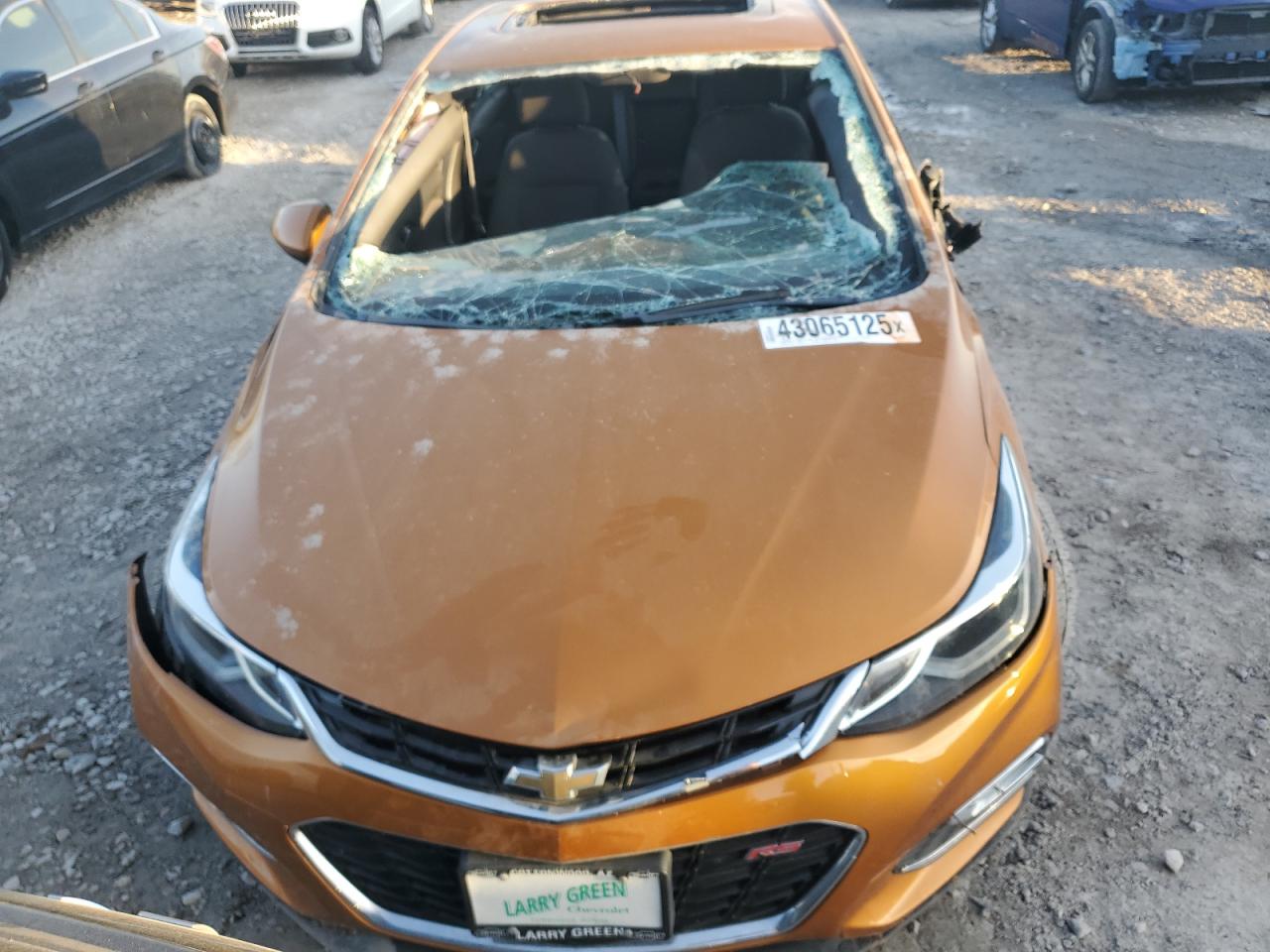 2017 Chevrolet Cruze VIN 3G1BE6SM4HS613717 Copart auction photo, rollover damage thumbnail 5