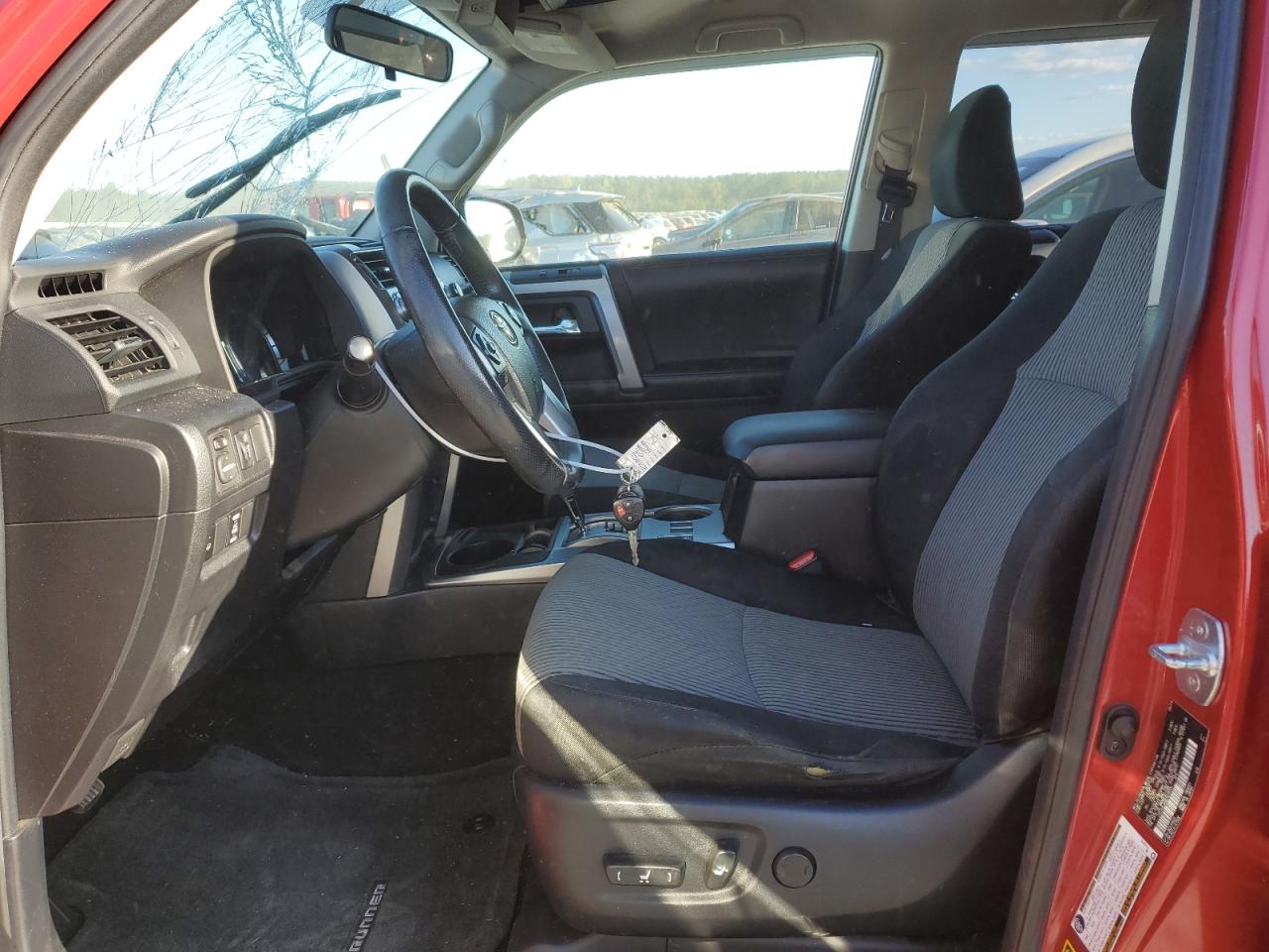 2014 Toyota 4Runner VIN JTEZU5JR4E5078731 Copart auction photo, top/roof damage thumbnail 7