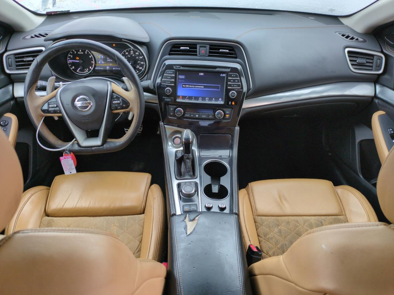 2016 Nissan Maxima VIN 1N4AA6APXGC401845 Copart auction photo, front end / side damage thumbnail 8