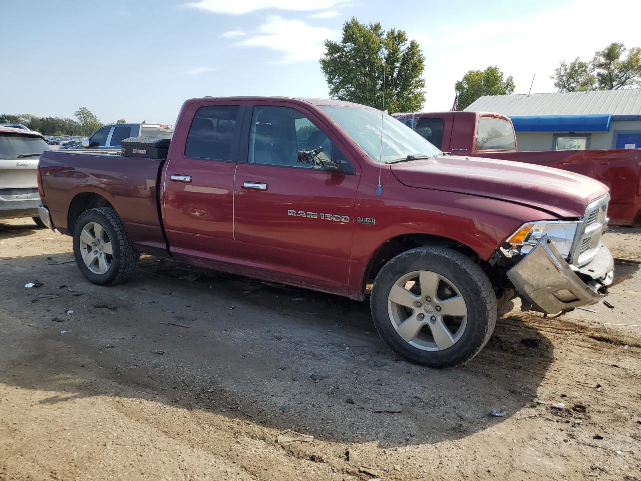 2011 Dodge RAM VIN 1D7RV1GT7BS542370 Copart auction photo, front end damage thumbnail 4