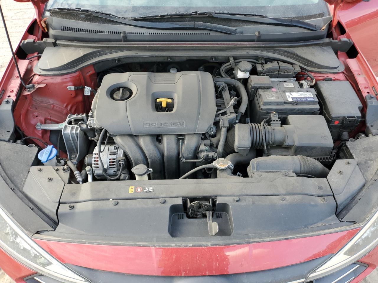 2020 Hyundai Elantra VIN 5NPD84LF0LH565504 Copart auction photo, vandalism / front end damage thumbnail 11