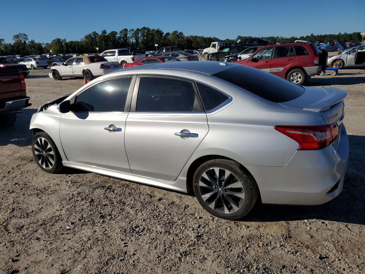 2017 Nissan Sentra VIN 3N1CB7AP1HY235944 Copart auction photo, front end / side damage thumbnail 2
