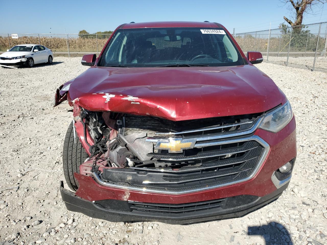 2018 Chevrolet Traverse VIN 1GNERGKW2JJ258948 Copart auction photo, front end / minor dent/scratches damage thumbnail 5