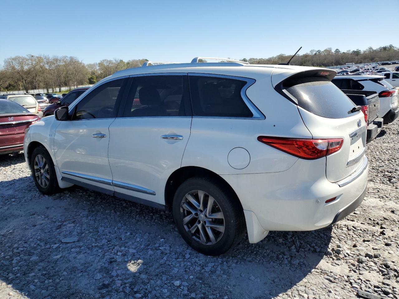 2014 Infiniti QX60 VIN 5N1AL0MN9EC550073 Copart auction photo, minor dent/scratches damage thumbnail 2
