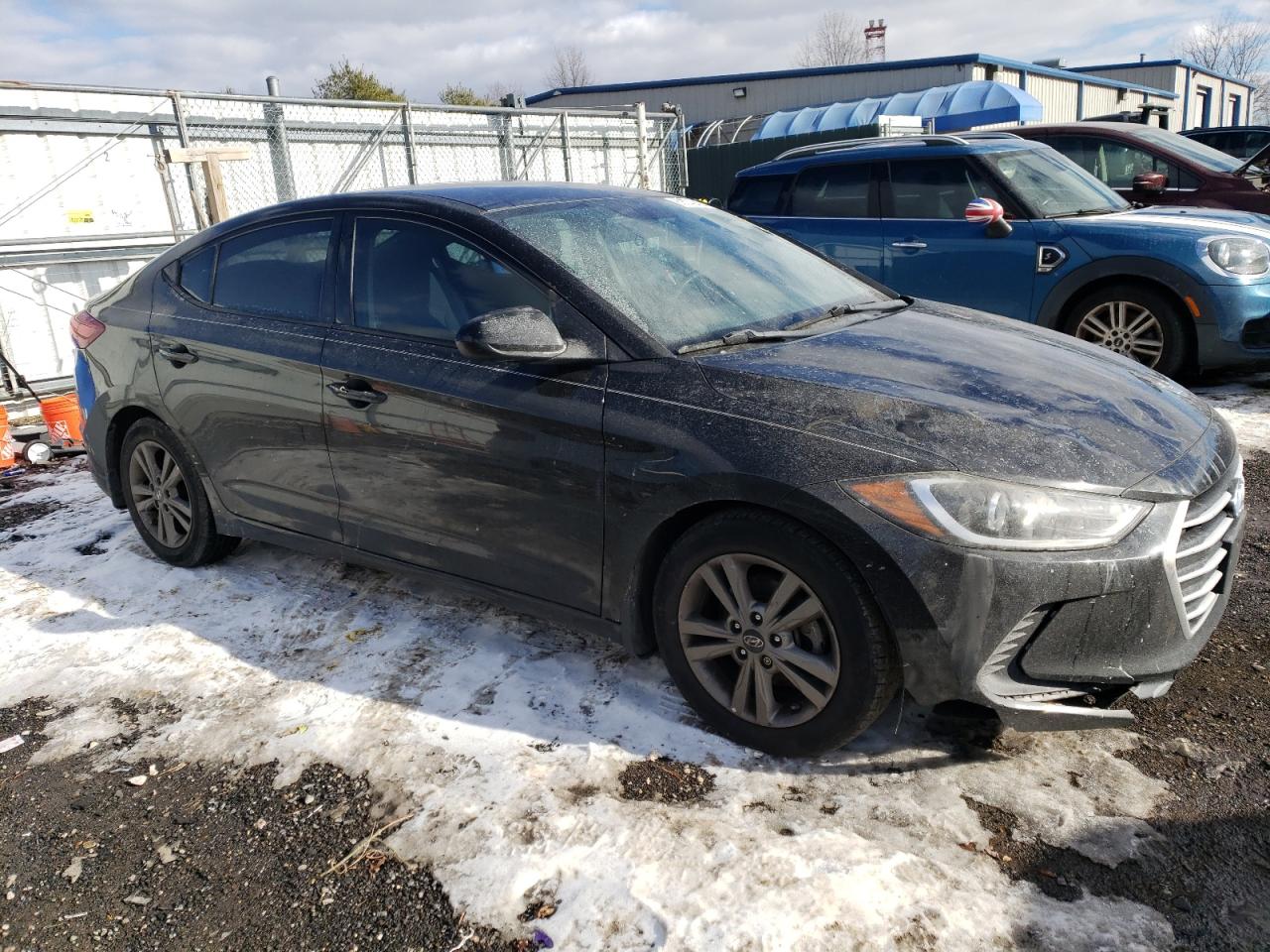 2018 Hyundai Elantra VIN 5NPD84LF6JH321319 Copart auction photo, vandalism / front end damage thumbnail 4
