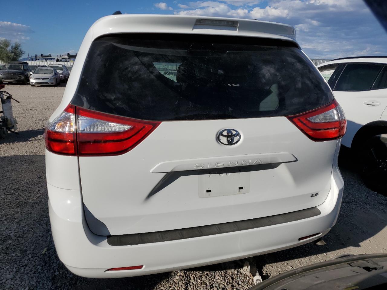2016 Toyota Sienna VIN 5TDKK3DC8GS727001 Copart auction photo, front end / undercarriage damage thumbnail 6