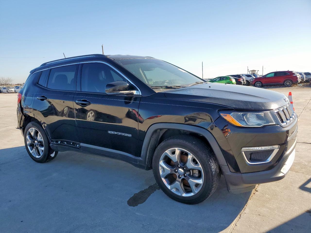 2018 Jeep Compass VIN 3C4NJCCBXJT495264 Copart auction photo, rear end / front end damage thumbnail 4