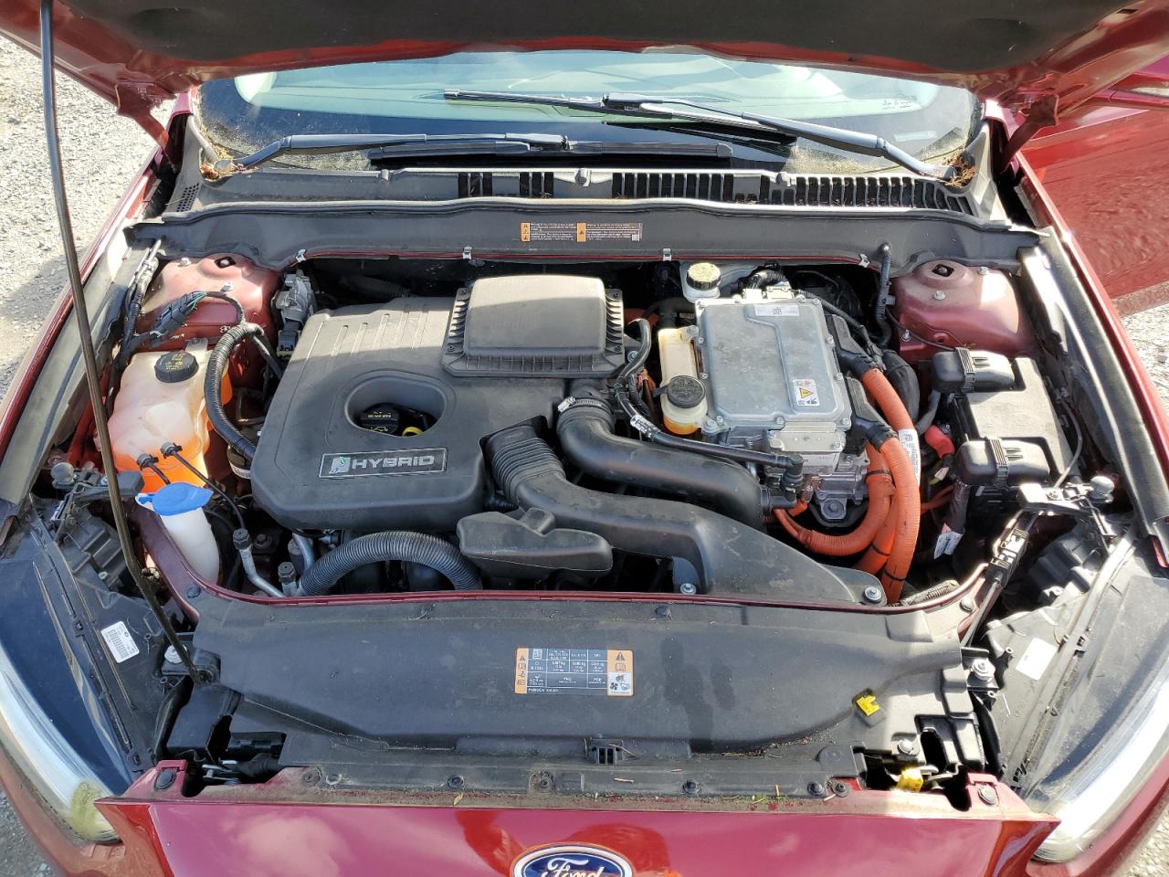2014 Ford Fusion VIN 3FA6P0LU2ER204154 Copart auction photo, side / undercarriage damage thumbnail 13