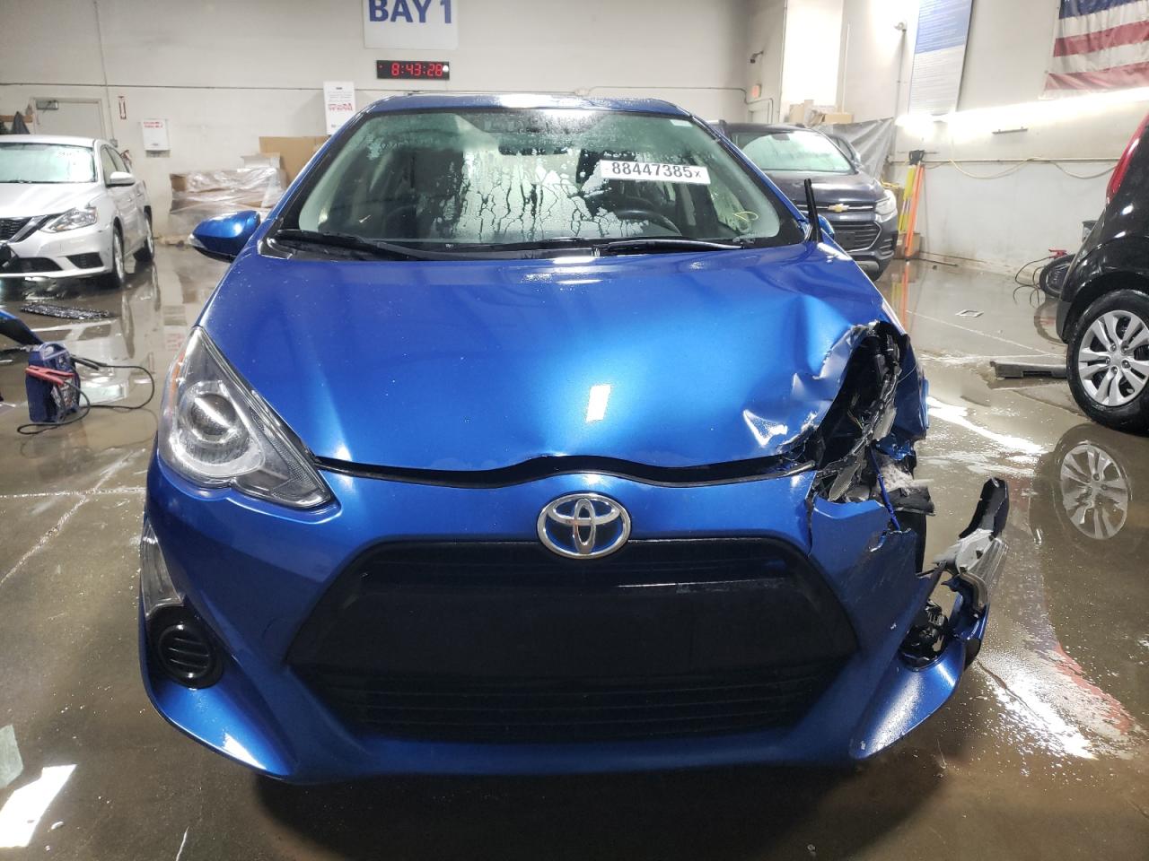 2015 Toyota Prius VIN JTDKDTB35F1101950 Copart auction photo, front end damage thumbnail 5