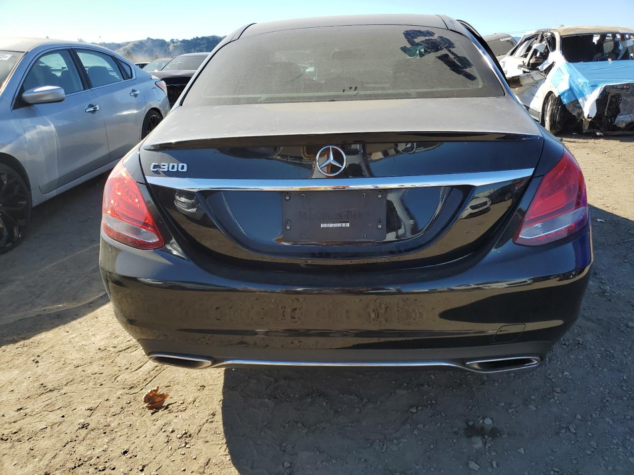 2017 Mercedes-Benz C-klasse VIN 55SWF4JB3HU208045 Copart auction photo, side damage thumbnail 6