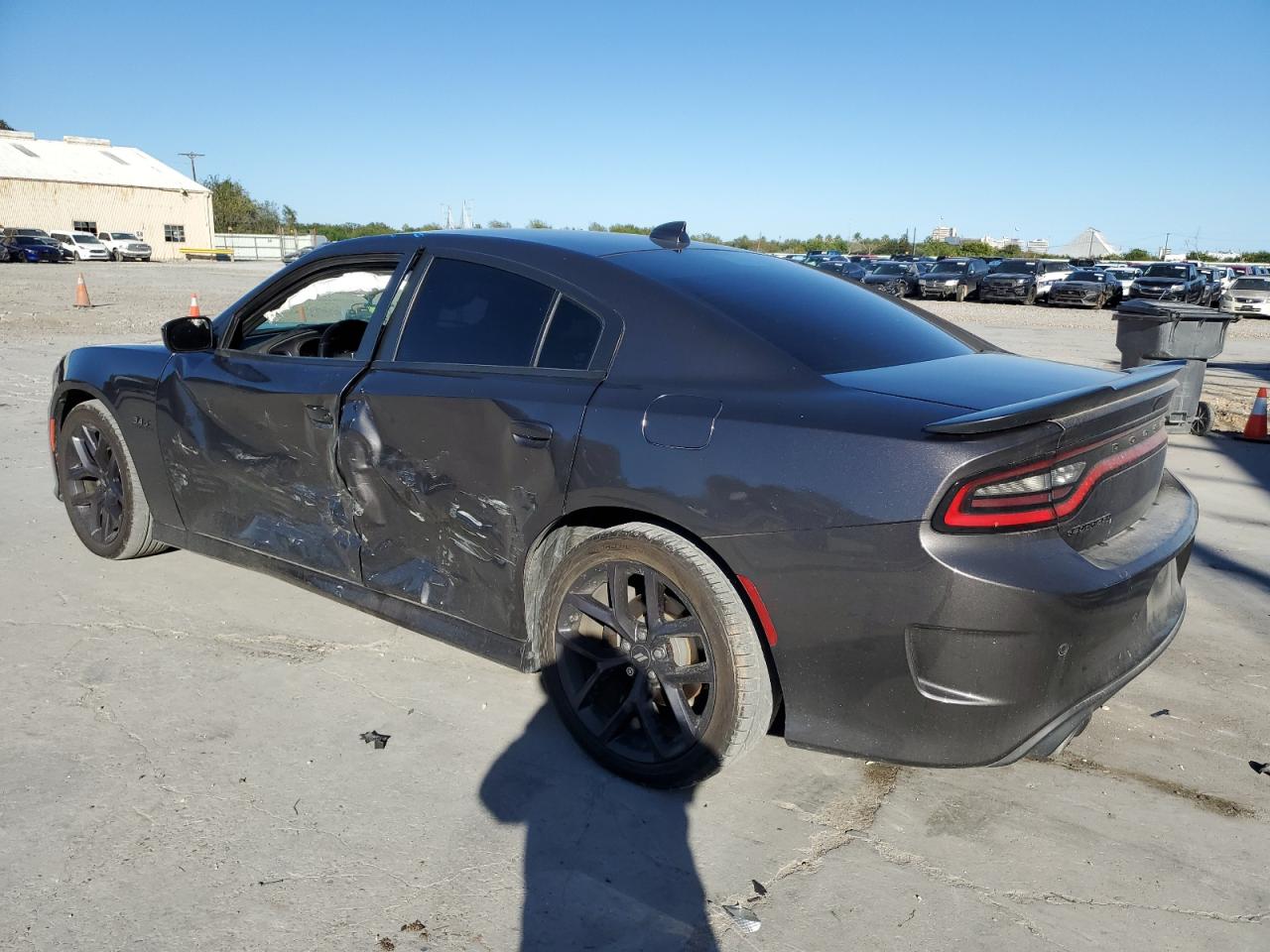 2020 Dodge Charger VIN 2C3CDXCT1LH244891 Copart auction photo, side damage thumbnail 2