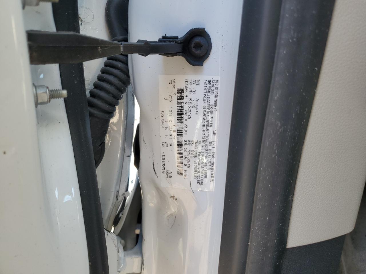 2016 Ford C-MAX VIN 1FADP5AU9GL120387 Copart auction photo, all over / side damage thumbnail 14