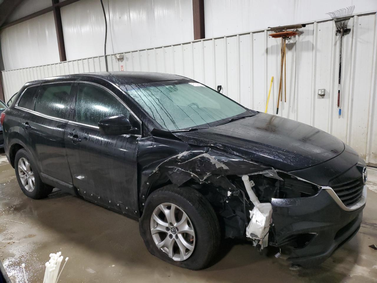 2015 Mazda CX-9 VIN JM3TB3CA1F0468056 Copart auction photo, front end damage thumbnail 4