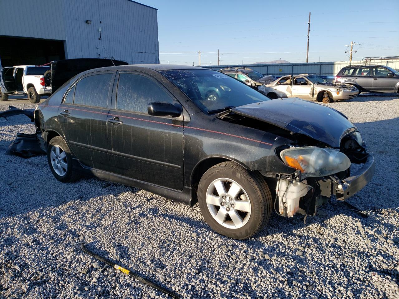 2007 Toyota Corolla VIN 1NXBR30E07Z891983 Copart auction photo, front end / rear end damage thumbnail 4