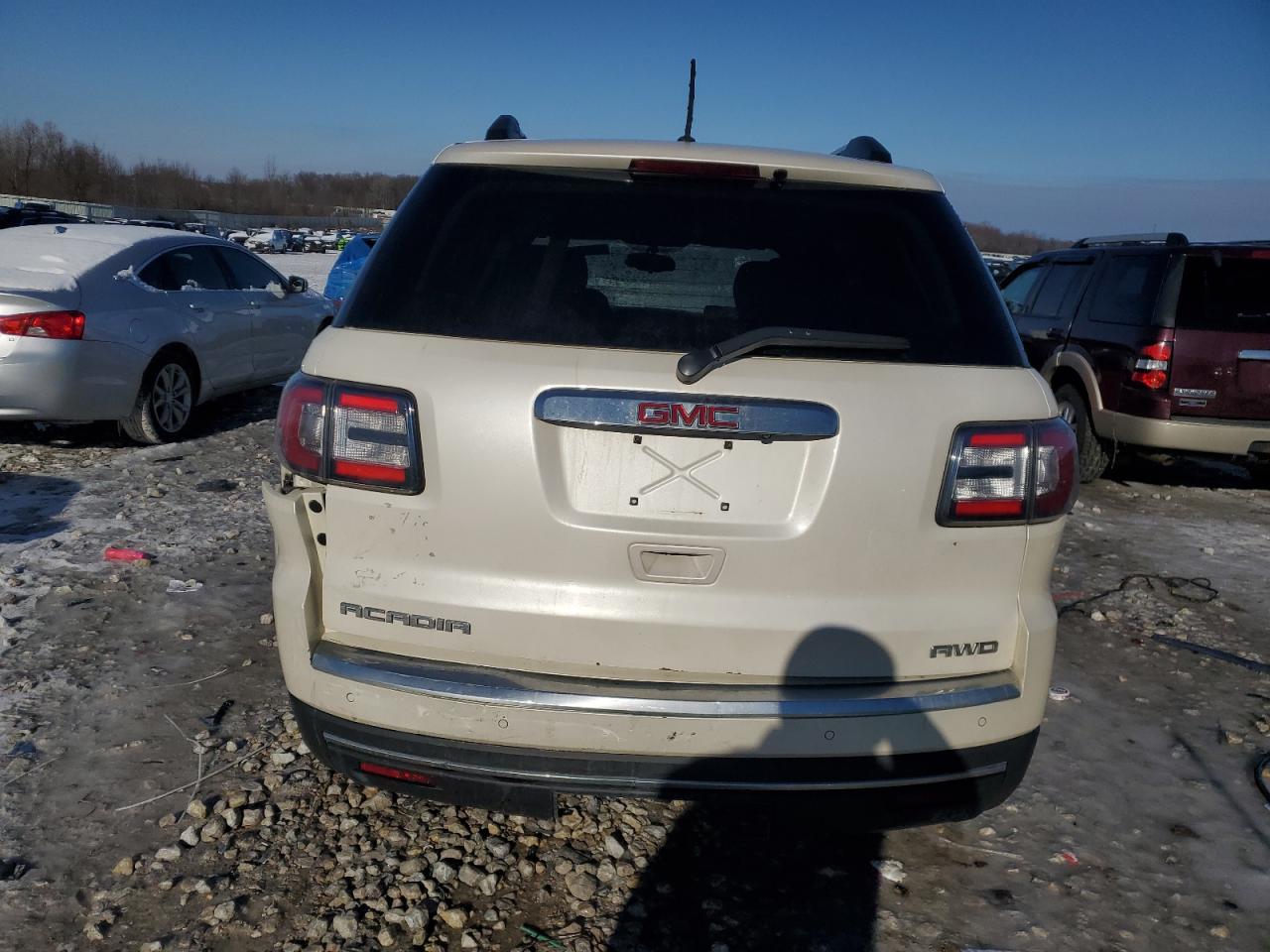 2015 GMC Acadia VIN 1GKKVNED9FJ201115 Copart auction photo, front end / rear end damage thumbnail 6