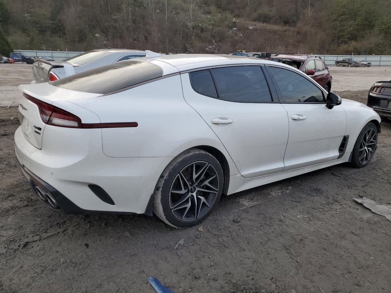 2022 KIA Stinger VIN KNAE35LD0N6104241 Copart auction photo, front end damage thumbnail 3