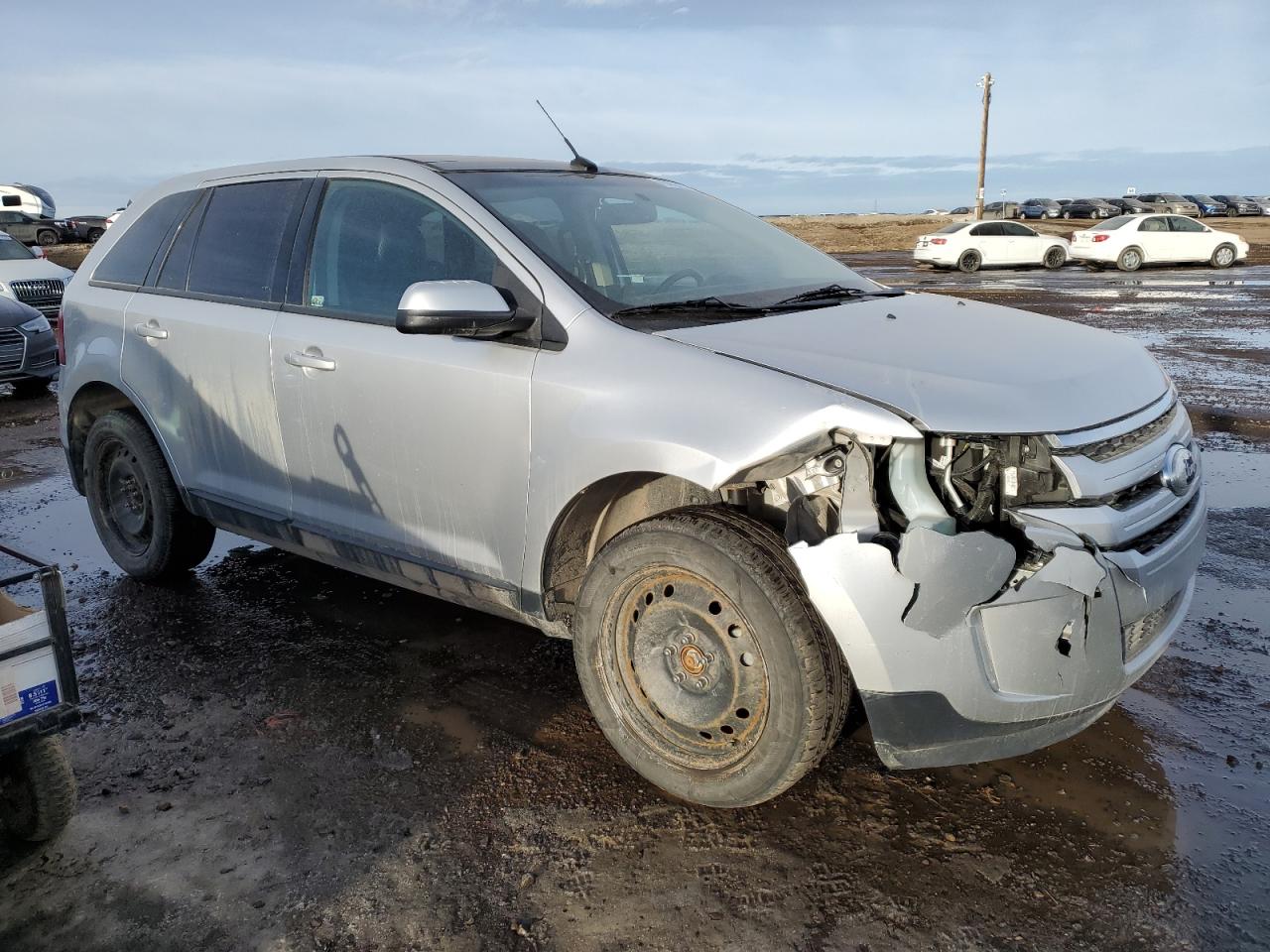 2013 Ford Edge VIN 2FMDK4JC3DBA00280 Copart auction photo, front end / minor dent/scratches damage thumbnail 4