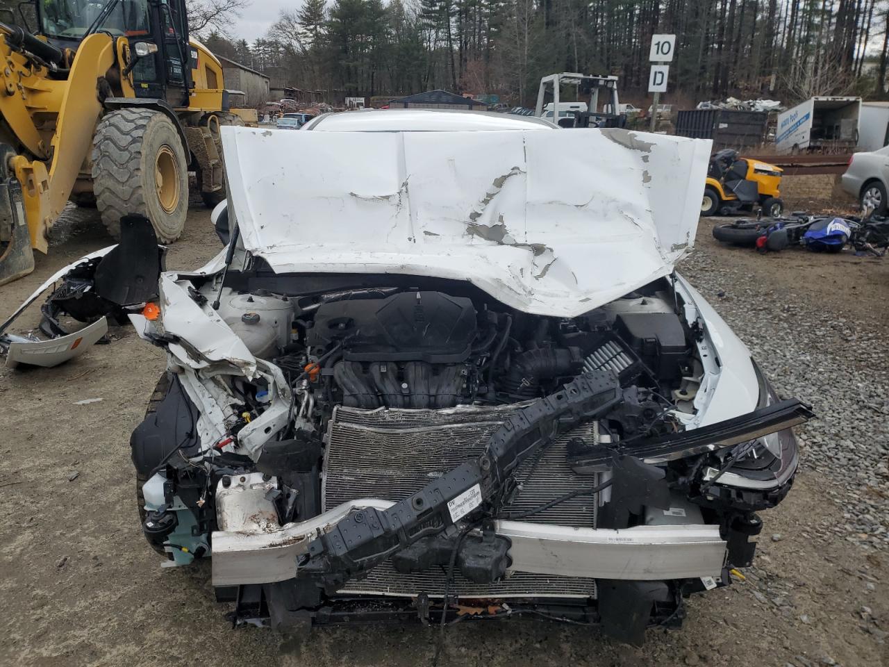 2022 Hyundai Sonata VIN KMHL64JA7NA210215 Copart auction photo, rear end / front end damage thumbnail 5
